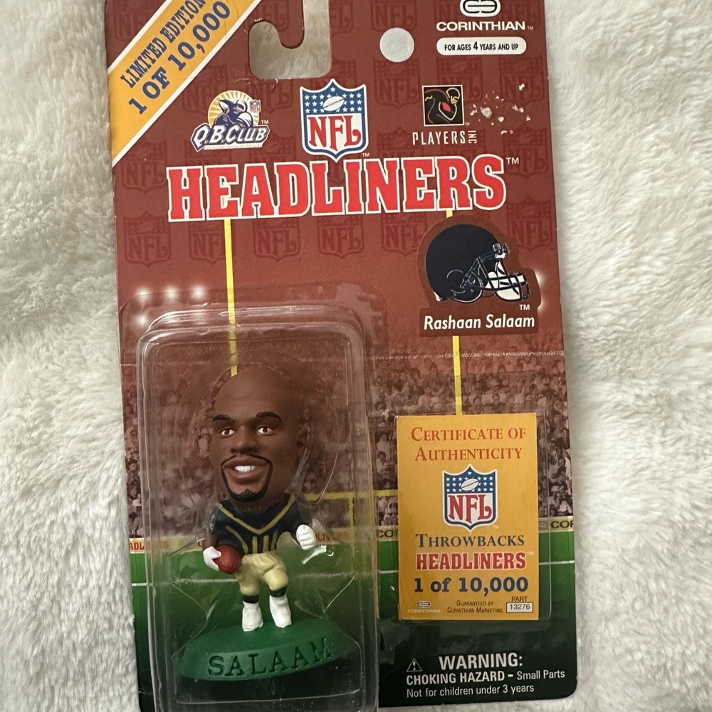 NFL headliners action figure Salaam